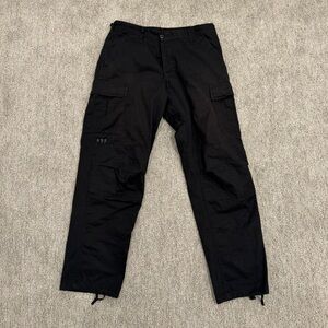 black adjustable cargo pants waist size 35-39